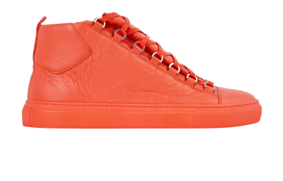 Balenciaga Arena High Top, &pound;220, Shoes, Red, Leather, Front view