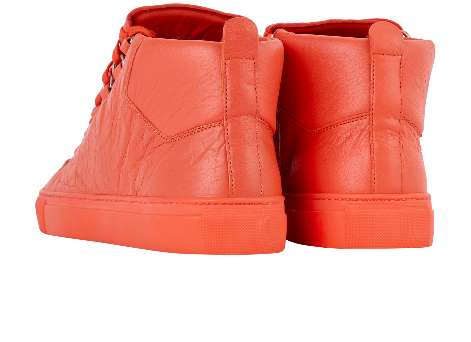 Balenciaga Arena High Top, &pound;220, Shoes, Red, Leather, Back view