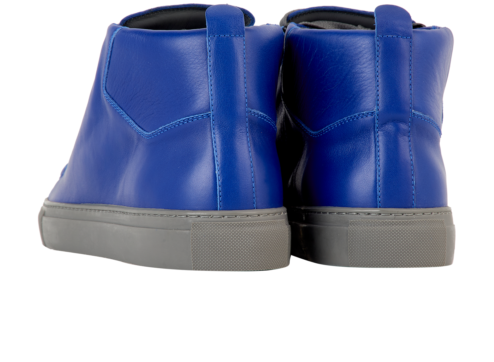 Balenciaga Arena High Top, &pound;250, Shoes, Blue, Leather, Back view