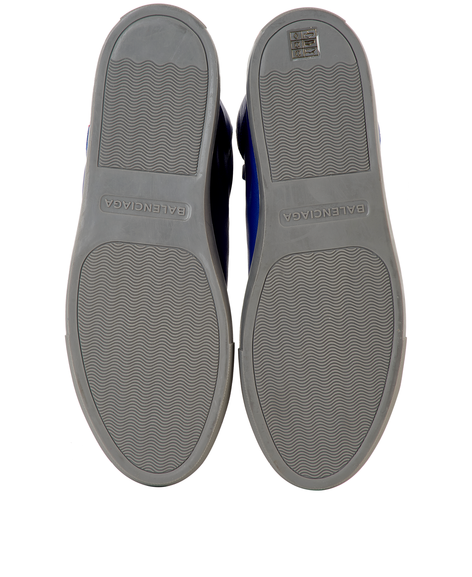 Balenciaga Arena High Top, &pound;250, Shoes, Blue, Leather, Top view