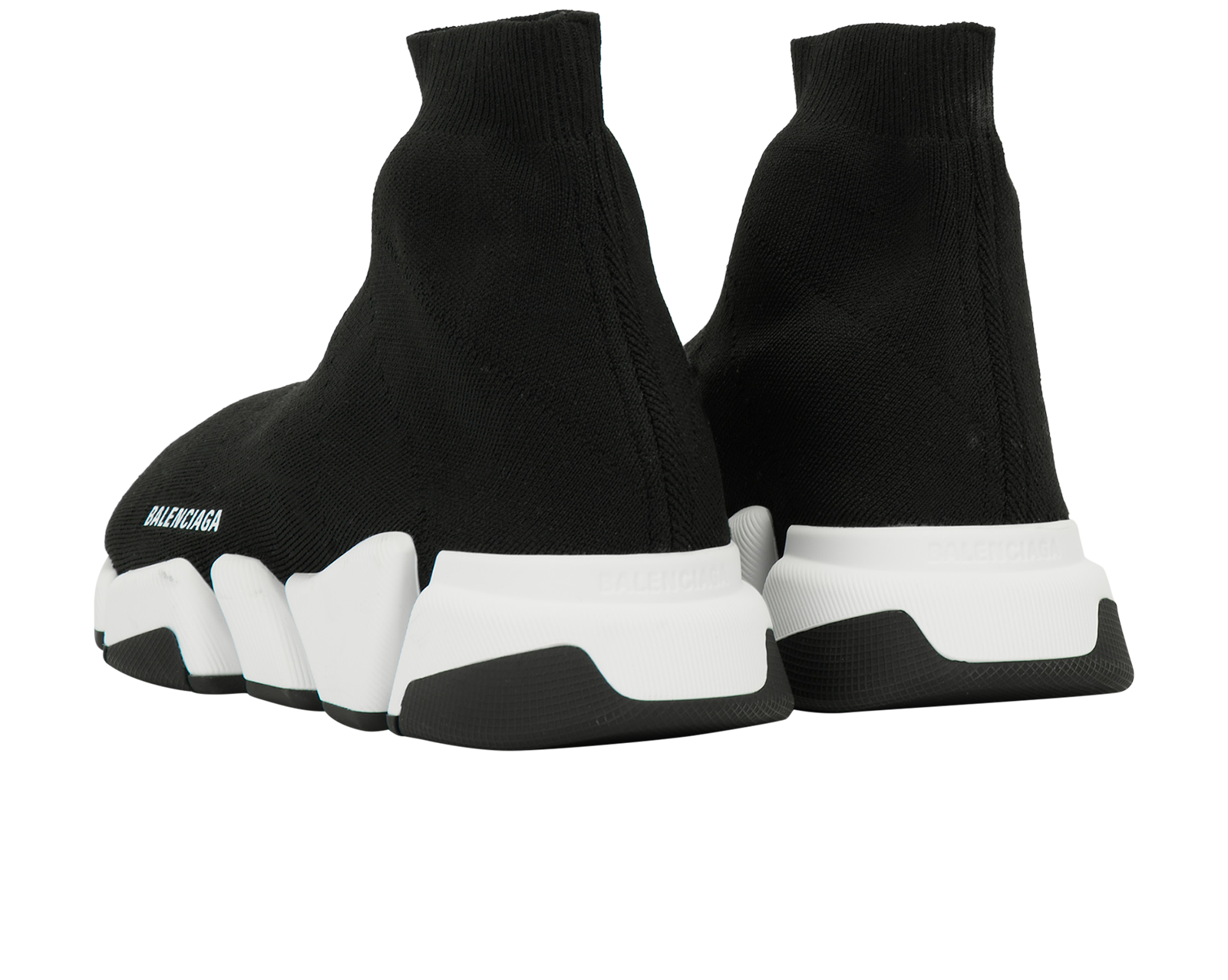 Balenciaga Speed 2.0 Trainers, &pound;350, Shoes, Black, Fabric, Back view