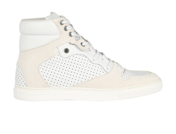 Balenciaga Perforated High Top Trainers, Mens, White/Cream, UK 6, B, 3*