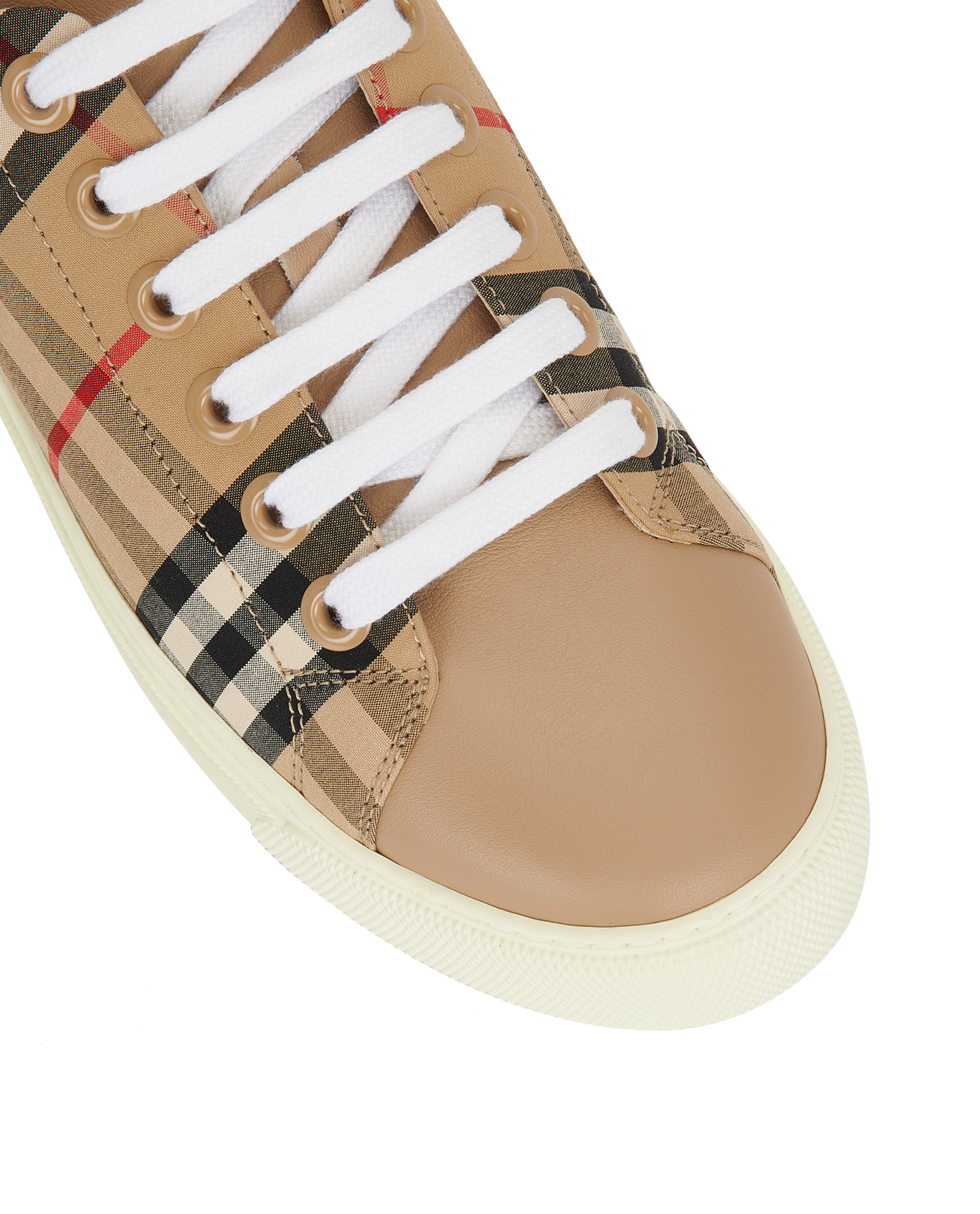 Burberry Albridge Sneakers, &pound;250, Shoes, Beige, Canvas, Other view