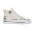 Burberry Kingly Archive Logo High Top Trainers, front view