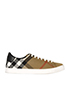Burberry Nova Check Low Top Trainers, front view