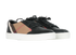 Burberry Check Low Top Trainers, &pound;250, Shoes, Beige/Black, Canvas/Leather, Side view