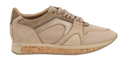 Burberry Low Top Trainers, &pound;160, Shoes, Taupe, Suede, Front view