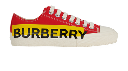 Burberry Logo Trainers, front view