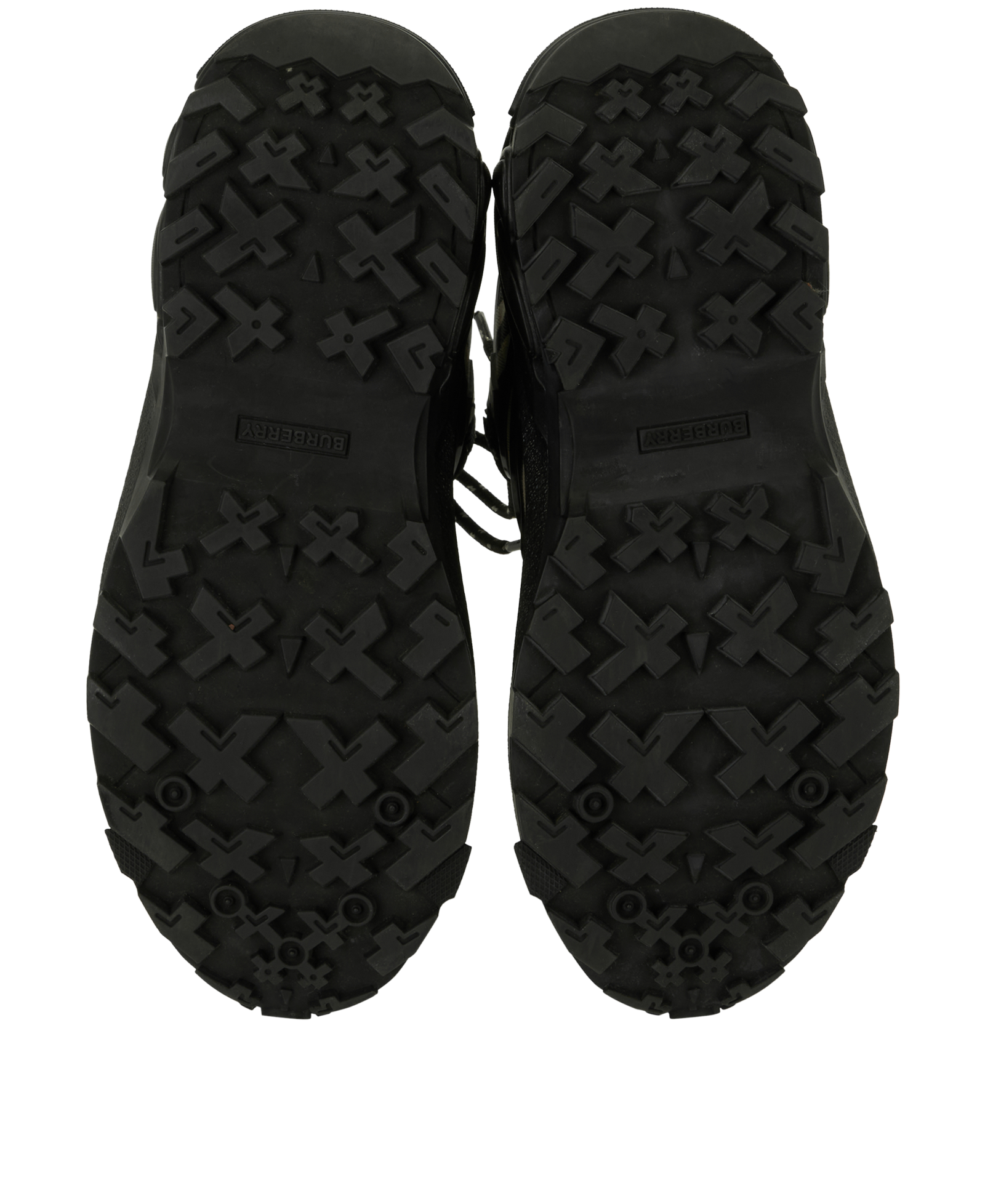 Burberry Arthur Trainers, &pound;150, Shoes, Beige/Black, Canvas/Rubber, Top view