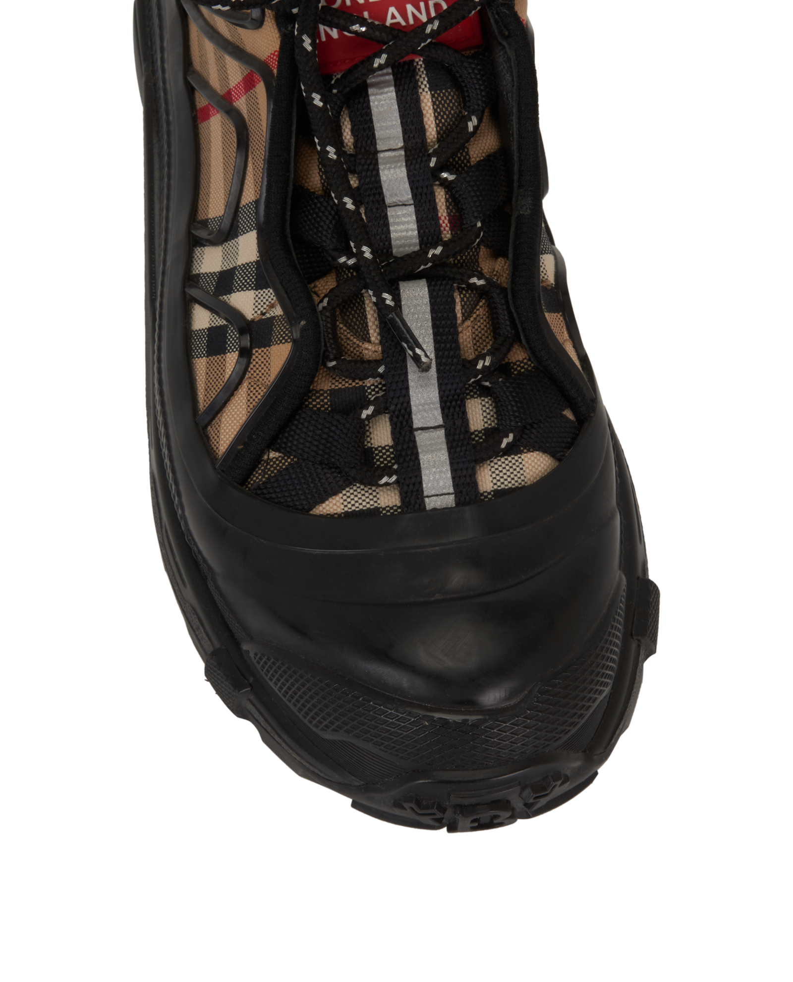 Burberry Arthur Trainers, &pound;150, Shoes, Beige/Black, Canvas/Rubber, Other view