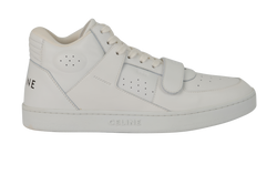 Celine CT-02 Mid Top Trainers, Mens, Leather, White, Sz 7, DB/B, 2*