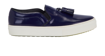 Celine Tassel Slip On Trainers, front view