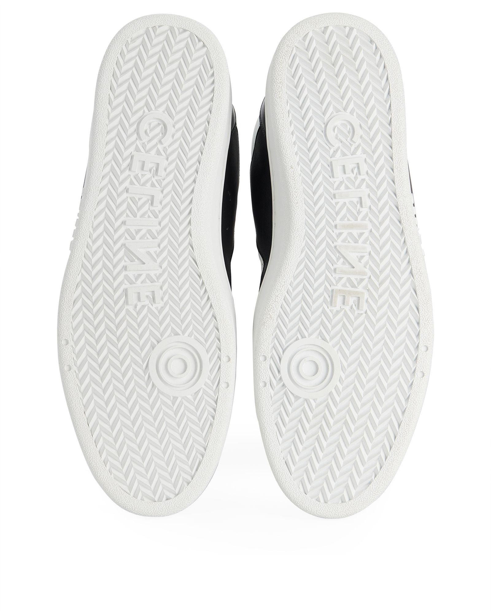 Celine CT-02 Mid Top Trainers, &pound;275, Shoes, Black/White, Leather, Top view