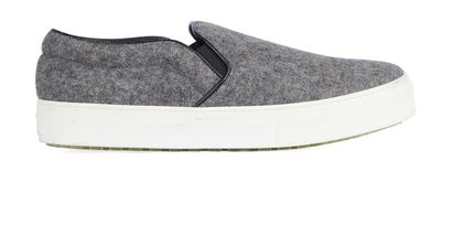 Celine Felt Slip On Sneakers, front view