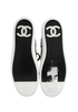 Chanel Tweed Slip On Trainers, top view