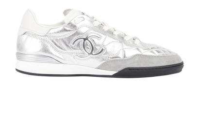 Chanel A23 CC Quilted Trainers, front view