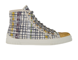 Chanel Tweed High Top Trainers, Fabric, Multi, UK6.5, 2*