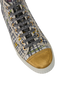 Chanel Tweed High Top Trainers, &pound;350, Shoes, Green/Silver/White/Yellow, Fabric, Other view