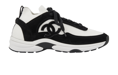 Chanel CC Low Top Trainers, front view