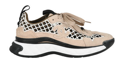 Chanel Perforated CC Trainers, front view