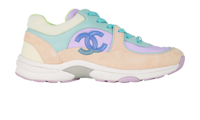 Chanel CC Rainbow Trainers, front view