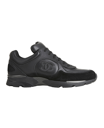 Chanel CC logo trainers, front view