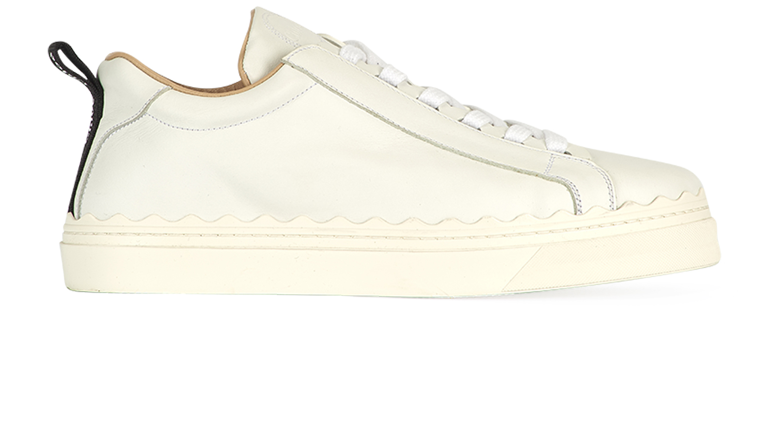 Chloe on sale scalloped sneakers