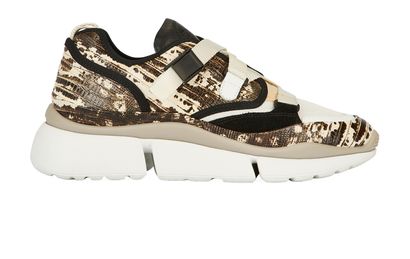Chloe Sonnie Low Top Trainers, front view