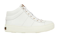 Jimmy Choo Bells  Sneakers, Leather, White, UK4, B/DB, 2*