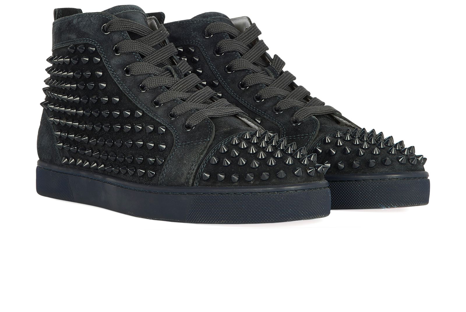 Womens louboutin sale spike trainers