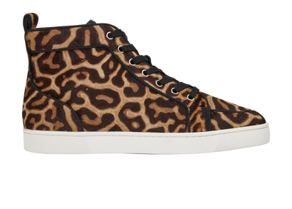 Christian Louboutin Leopard Print Trainers, front view