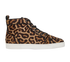 Christian Louboutin Leopard Print Trainers, front view