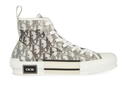 Dior B23 Oblique HighTop Trainers, front view