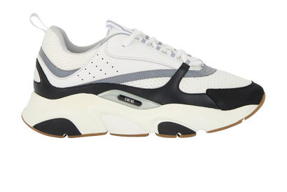 Christian Dior B22 Trainers, &pound;390, Shoes, Black/White, Mesh (Polyester), Front view