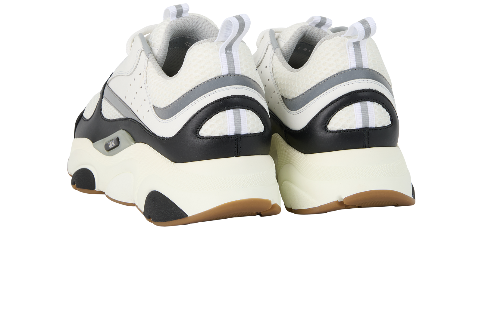 Christian Dior B22 Trainers, &pound;390, Shoes, Black/White, Mesh (Polyester), Back view