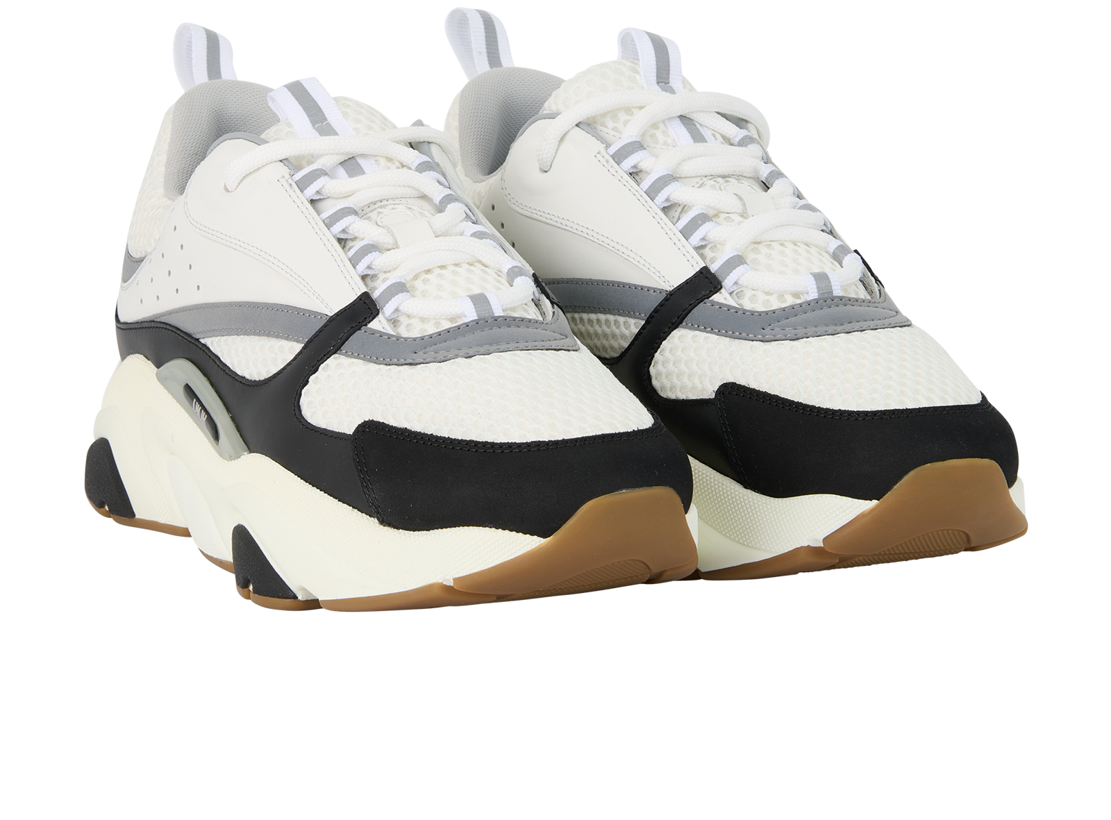 Christian Dior B22 Trainers, &pound;390, Shoes, Black/White, Mesh (Polyester), Side view