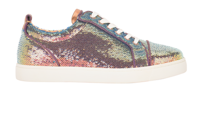 Christian Louboutin Sequin Trainers, front view