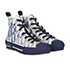 Dior High Top B23 Oblique Sneakers, side view