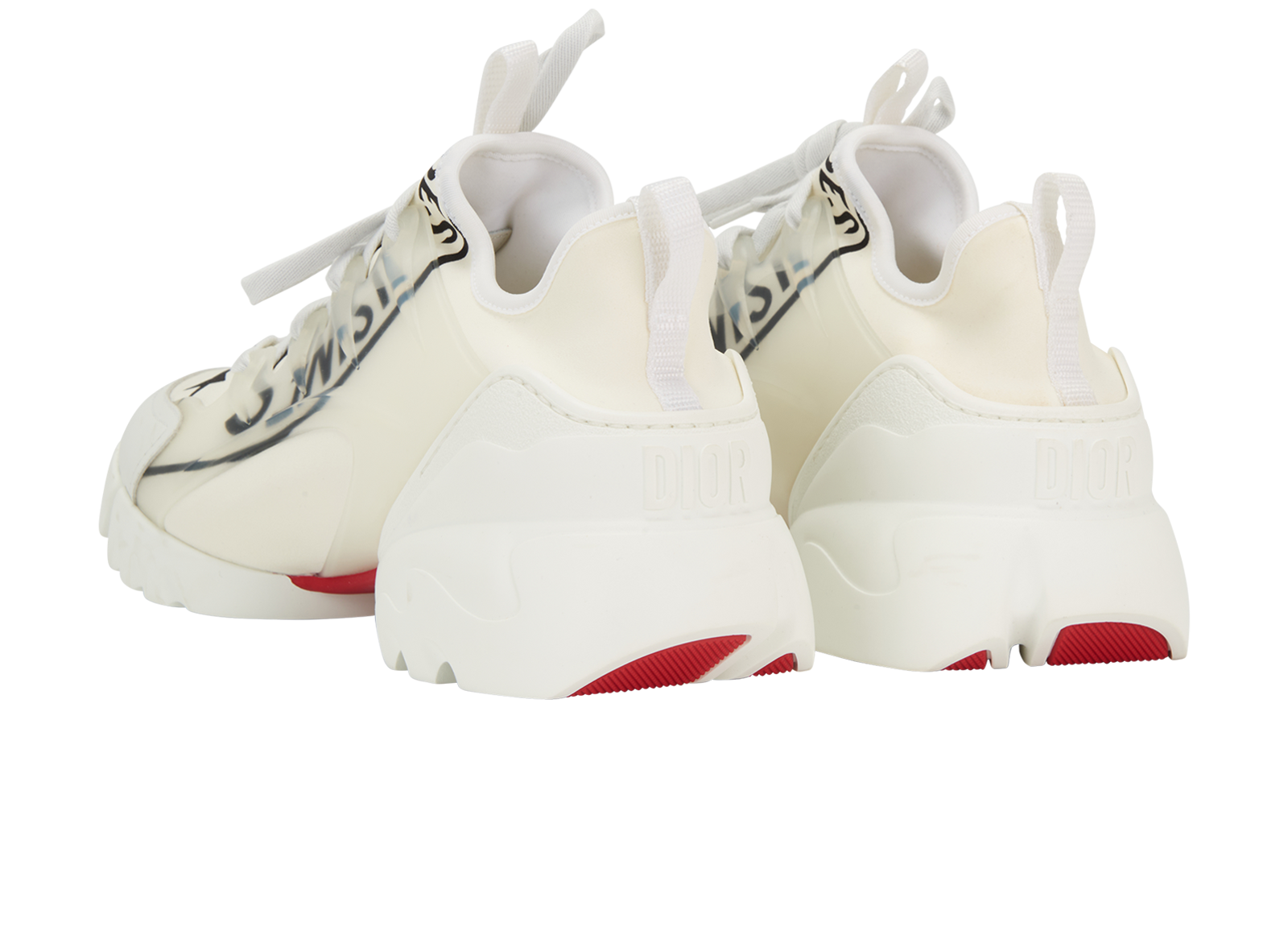 Christian Dior D-Connect Sneakers, &pound;295, Shoes, White, Fabric, Back view