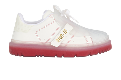 Christian Dior Dior-ID Trainers, &pound;350, Shoes, White, Leather, Front view