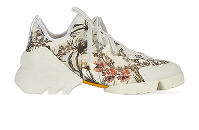 Christian Dior D Connect Floral Sneakers, front view