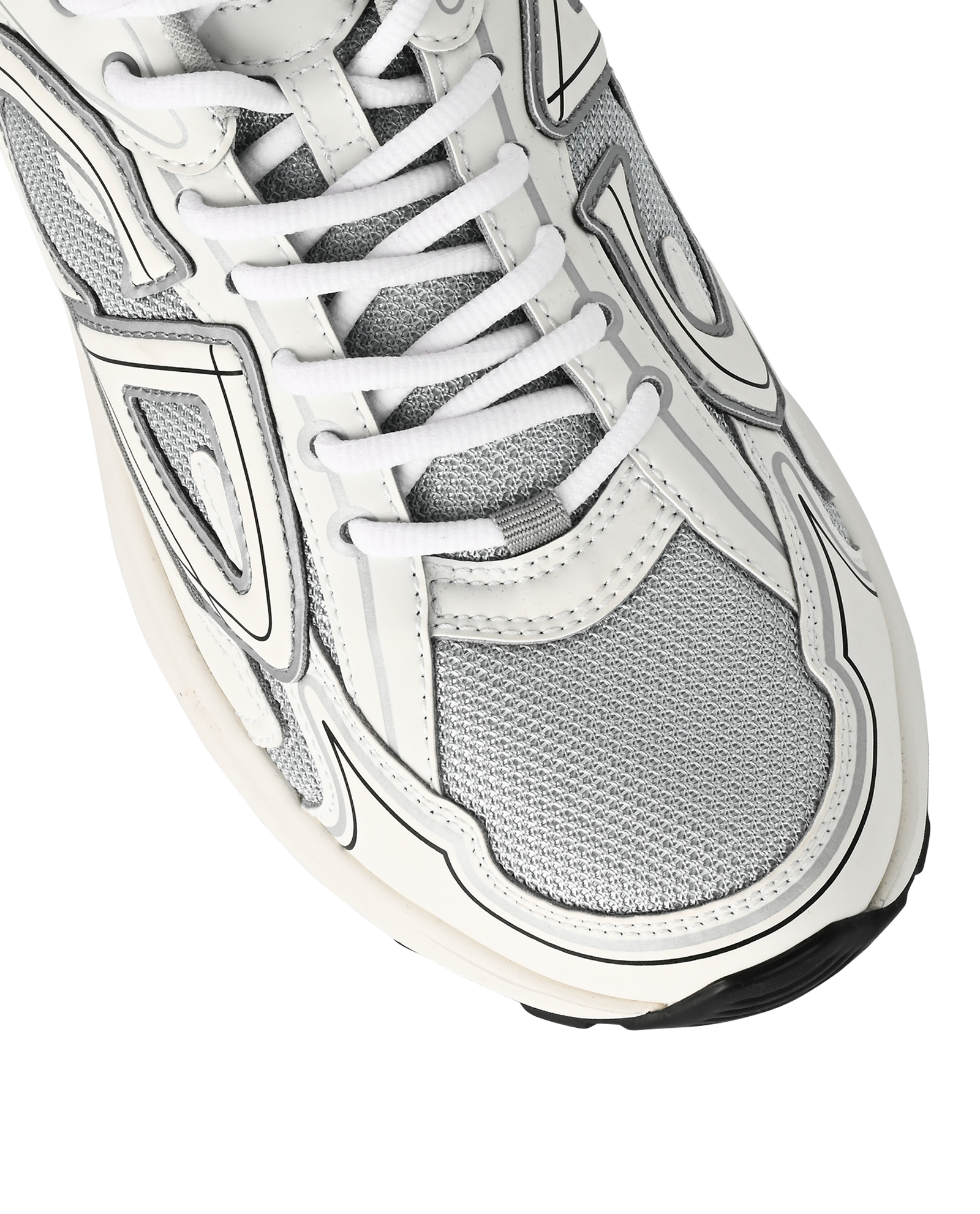 Christian Dior B30 Trainers, &pound;295, Shoes, Grey/White, Leather/Mesh, Other view