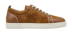 Christian Louboutin Rantulow Trainers, Mens, Leather/Suede, Tan, UK5.5, 3*