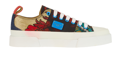 Dolce & Gabbana Patchwork Trainers, front view