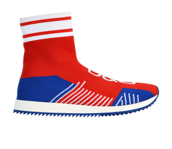 Dolce & Gabbana Sock Trainers, Fabric, Red/Blue, UK8, 3*