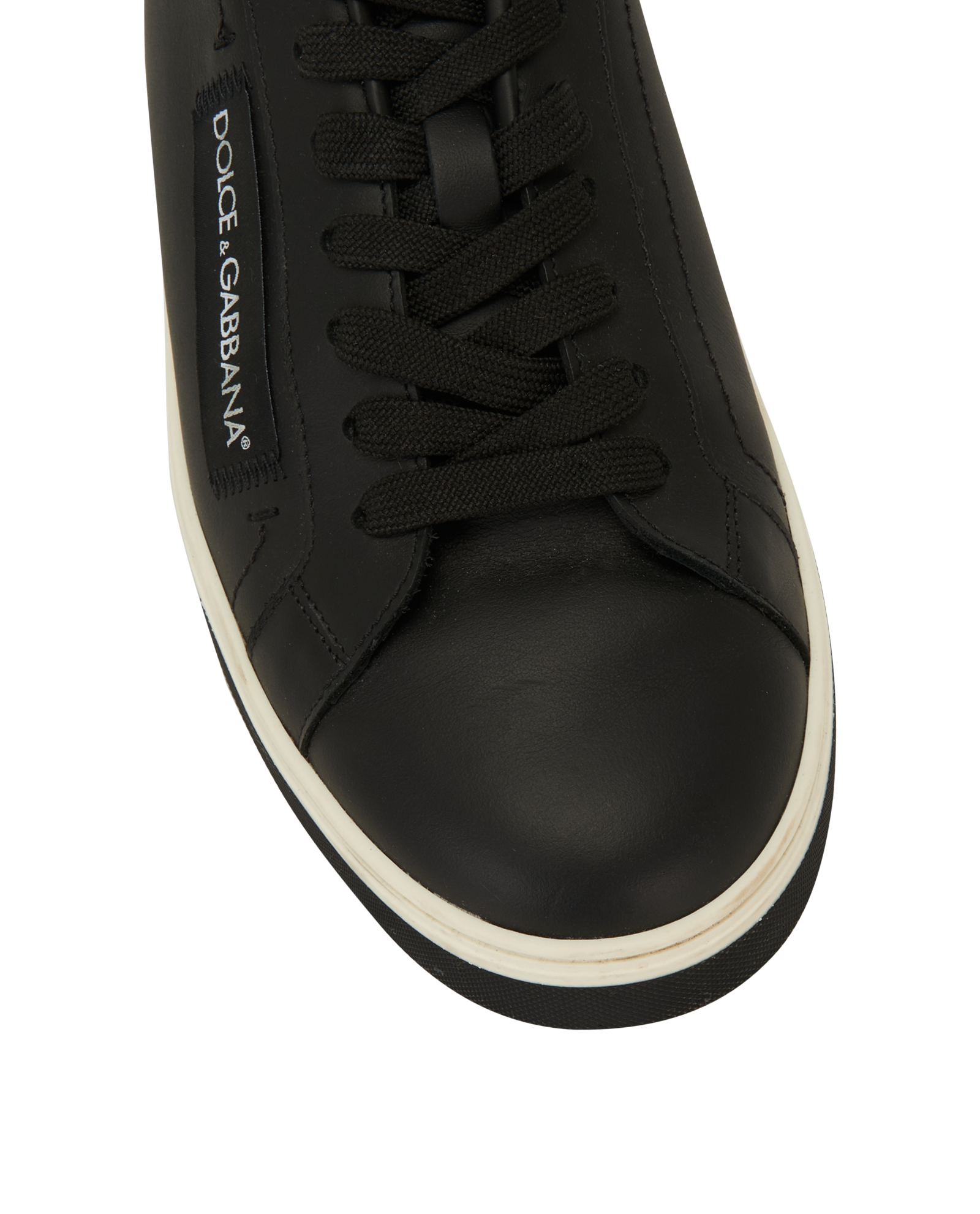 Dolce & Gabbana Low Top Trainers, &pound;180, Shoes, Black, Leather, Other view