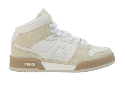 Fendi Match Trainers, Suede/Leather, White/Beige, UK5, B/DB,3*