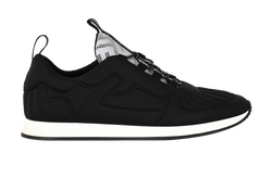 Fendi FFreedom Sneakers, Fabric, Black, UK4.5, 2*