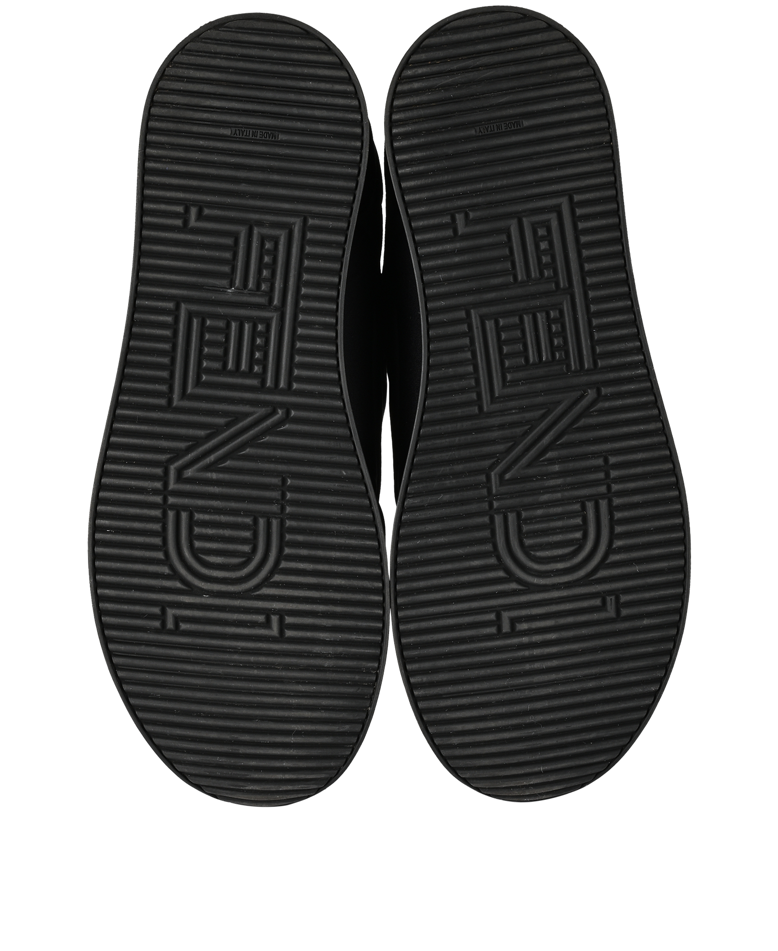 Fendi FFreedom Sneakers, &pound;250, Shoes, Black, Fabric, Top view