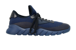 Fendi Flow Trainers, Mens, Fabric, Navy, UK8, DB 3*